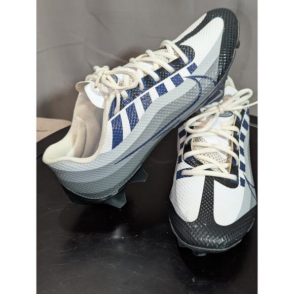 Nike Vapor Cleats Mens 8.5 Edge Speed 360 Low Black White Dark Smoke Grey main image 9